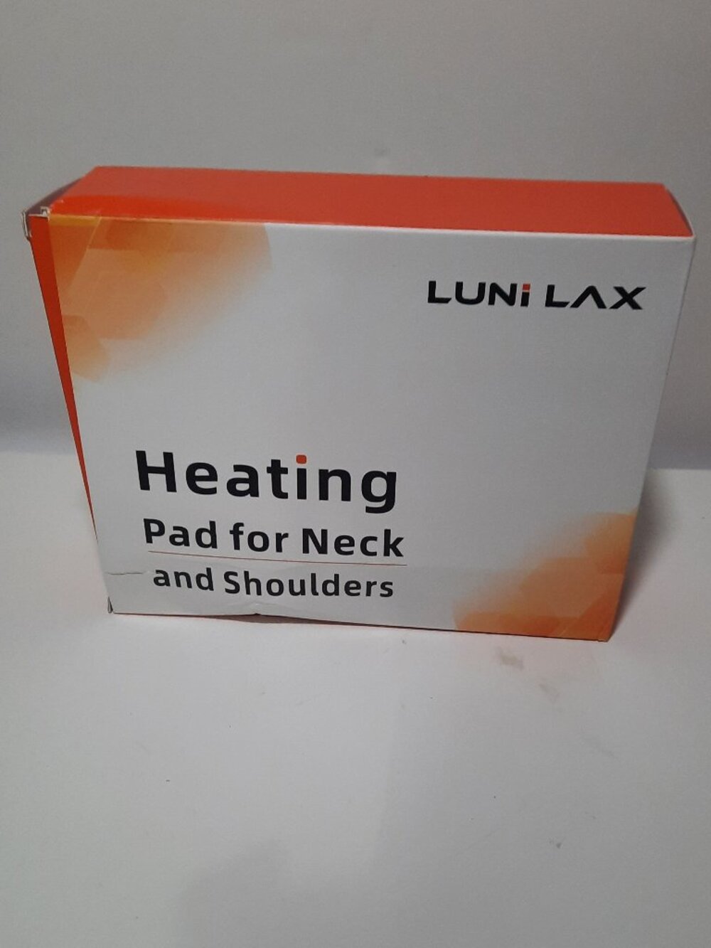 LUNILAX S001 Neck Shoulder Heating Pad Electric Heat Wrap New Open Box